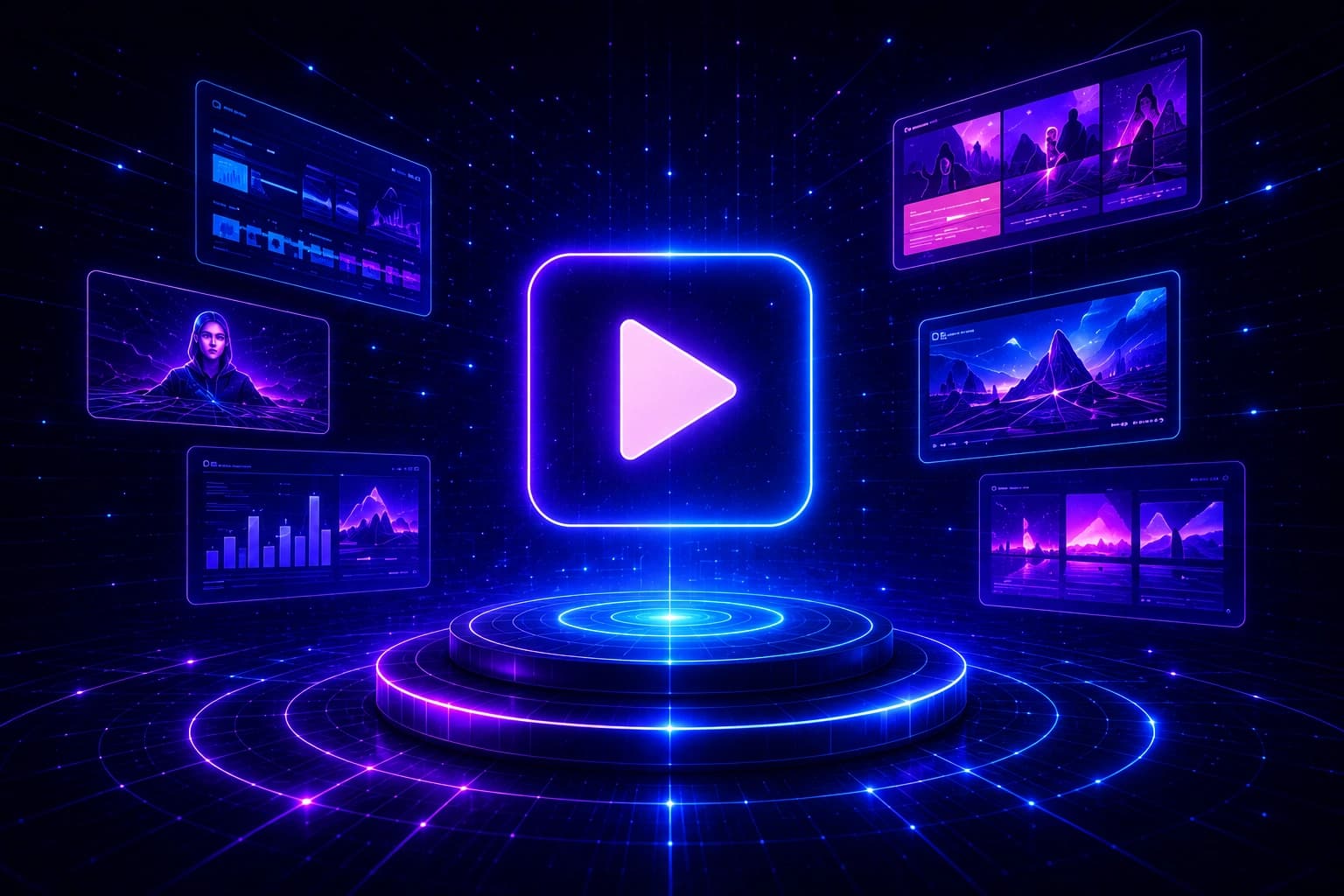 AI platform visualizing a story-to-video workflow