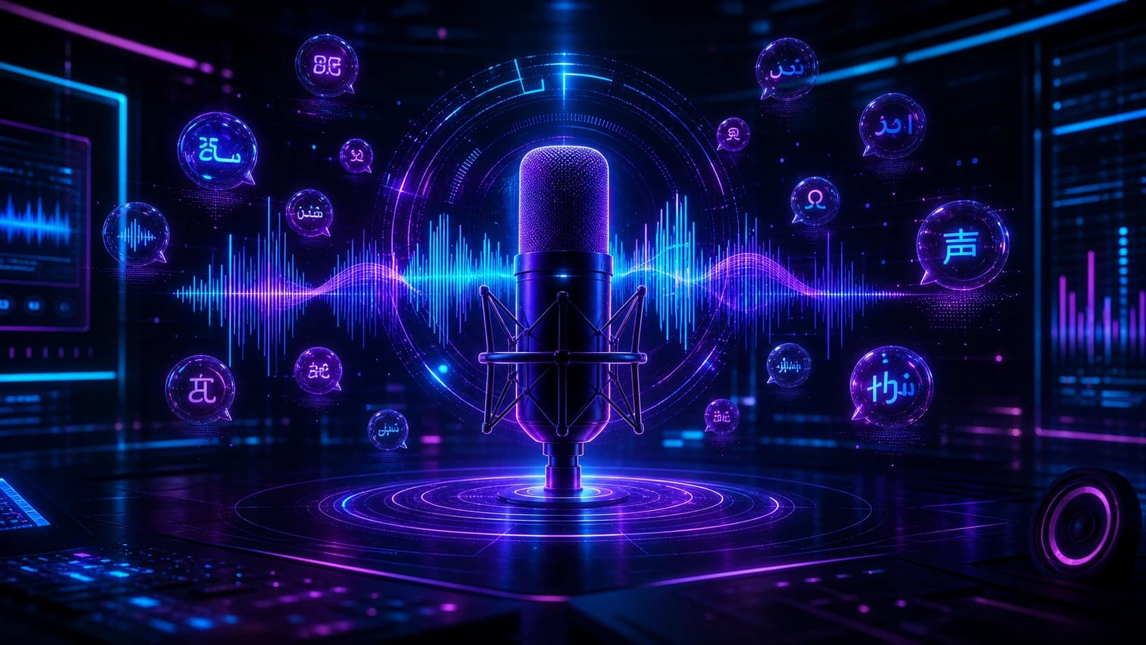 AI voice and narration technology interface